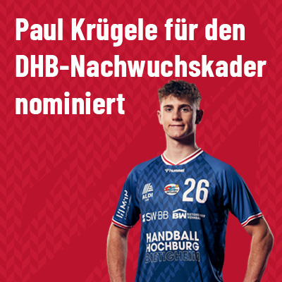 Paul Krügele für den DHB-Nachwuchskader nominiert