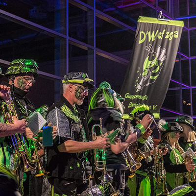 D´Wefzga live beim Heimspiel der SG BBM