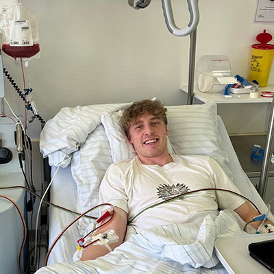 Hilfe, die Leben rettet: SG-Spieler Lukas Urban spendet Stammzellen